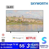 SKYWORTH QLED FRAME+ Google TV 4K รุ่น 55LN8600G สมาร์ททีวี 55 นิ้ว Lifestyle TV โดย สยามทีวี by Sia