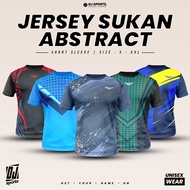 DJ Sport Short Sleeve Abstract Jersey - Size S-2XL 660-664
