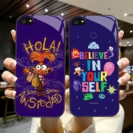 DK-29 Inside Out 2 HD Glass Casing for iphone 6 6S 7 8 Plus SE X XS XR Max