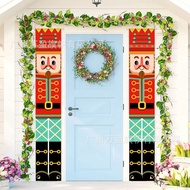 [Background Cloth] 2025 New Style Christmas Couplet Holiday Party Atmosphere Decoration Nutcracker S