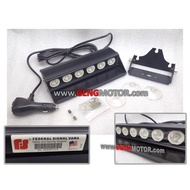 STROBE LIGHT BIRU POLIS PDRM POLICE USE ONLY ORIGINAL FEDERAL SIGNAL BRAND