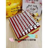 925 silver bangle for kids *925 silver hand chain for boys