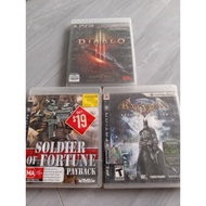 PS3 Physical Disc 3pcs Bundle for PS3 Console Gaming Enthusiasts Game