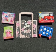 Zuru Surprise 5迪士尼玩具店 Disney Store Toy mini Brands Mickey Mouse Minnie 米奇玩具車 米妮公仔 紙袋 1/6人偶公仔玩具擺設 場景用
