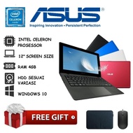 NOTEBOOK ASUS X200 12inch RAM 2GB SSD 256GB [free mouse&tas]