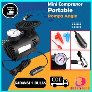 BETA STORE (COD) POMPA BAN PORTABLE - MINI AIR COMPRESSOR TEKANAN MAKSIMUM 300 PSI KOMPRESOR MINI UNTUK CAT POMPA ANGIN MOBIL MOTORKOMPRESOR ANGIN LISTRIK KOMPRESOR MINI POMPA BAN MOTOR POMPA MOBIL POMPA SEPEDA POMPA ANGIN