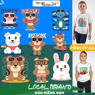 [Ironed, heat pressed image] Cute image for children SN3