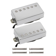FLEOR 2pcs Alnico 5 LP Electric Guitar Humbucker Pickup Neck Bridge Pickups Set for LP Guitar