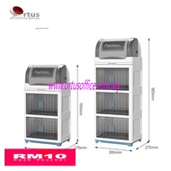 Extra Large 2/3/4 Tier Dish Drainer With Cover -  Dish Rack / Dish Storage Cabinet  / Rak Pinggan