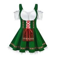 Traditional Couples Oktoberfest Costume Parade Tavern Bartender Waitress Outfit Cosplay Carnival  Ha