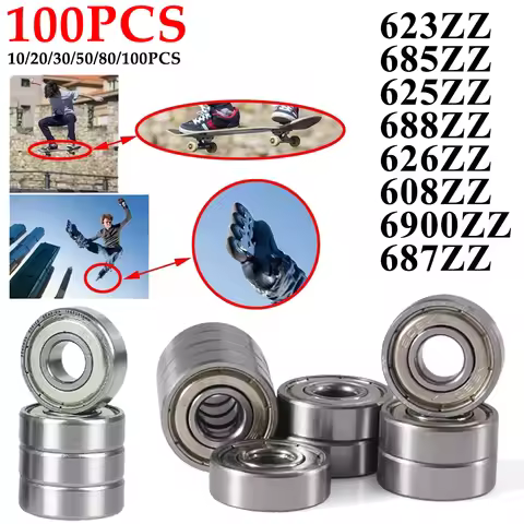 10-100pcs Ball Bearings 623ZZ 685ZZ 625ZZ 688ZZ 626ZZ 608ZZ 6900ZZ 687ZZ Deep Groove Miniature Beari