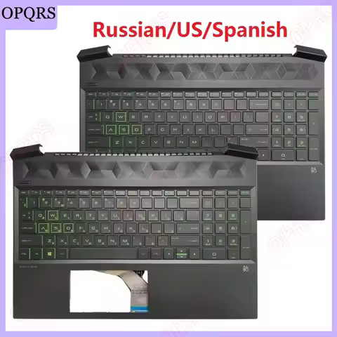 NEW for HP Pavilion Gaming 15-EC 15-ec0000 TPN-Q229 US/Spanish/Latin/Russian Laptop Keyboard Palmres