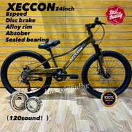 XECCON MOUTAIN BIKE 3x7SPEED BASIKAL 24inch/Basikal Budak 10tahun ke atas/Basikal murah mtb/Basikal 