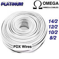 ✳◑Per Meter | Omega Powerflex Boston NM PDX Electric Solid Dual Core Wire | 14/2 12/2 10/2 8/2