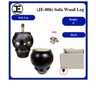 4.0" 4.5" Sofa Leg Bulat furniture DIY