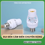 Đui Đèn Treo Cảm Ứng Thông Minh Hồng Ngoại E27 Đuôi Đèn E27 110-240V Có Cảm Biến Chuyển Động