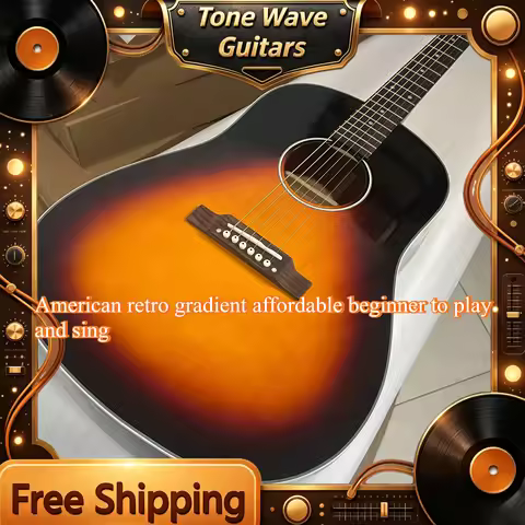 New J45 Acoustic Guitar Sunset Color Mahogany Dorsal American Retro Gradient Affordable Beginner To 