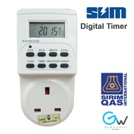 Sum0026 13A Digital Timer Plug (Back up Battery)