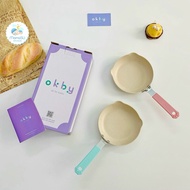 Okby Bear-Shaped Non-Stick Pan 14cm For Baby Food Processing Can Use Electric Infrared Gas Stove