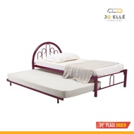 Jo ELLE – Aaron Single Metal Bed Frame (With or Without Pull-Out Bottom Bed)