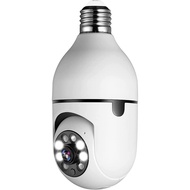 1080 P E27 Light Bulb Surveillance Camrea - 5G, Wifi, Night Vision, Automatic Activity Tracking, 4X