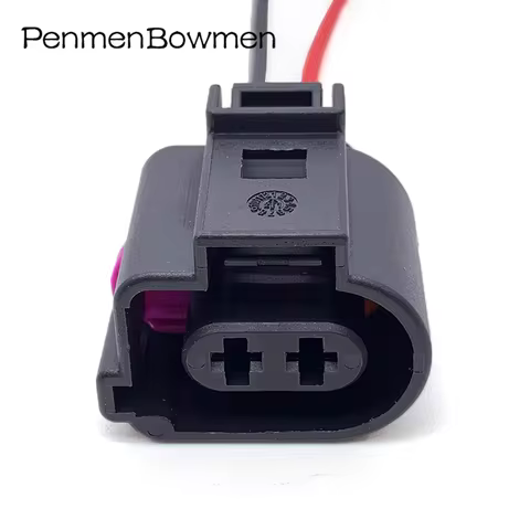 1 Set 2 Pin 3.5mm Car Rear Brake Caliper Motor Electrical Cable Connector Waterproof Female Wire Har