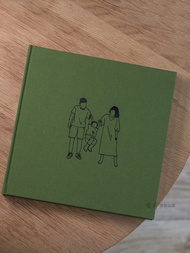 DIY手工相冊婚禮簽到簿紀念冊情侶影集相簿拍立得相本四寸