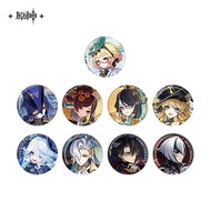 Game Genshin Impact Arlecchino Wriothesley Neuvillette Furina Clorinde Emilie Cosplay Badge Pin SPTE
