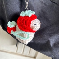 GANTUNGAN Capybara crochet Keychain - capybara keychain