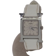 HERMES womens watches quartz wrist watch analogues Leather White HH1.210 External belts Direct from 