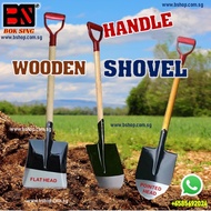 GARDENING SHOVEL AND SPADE WITH WOODEN HANDLE / DIGGING SHOVEL/ CONSTRUCTION SHOVEL AND SPADE POINTE
