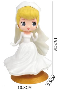 โมเดลเจ้าหญิงดิสนีย์ สำหรับตกแต่งเค้ก ราคาถูก ตุ๊กตาเจ้าหญิง โมเดล ของเล่น การ์ตูน โมเดลการ์ตูน เอลซ่า Disney Elsa DD1/DPVC2