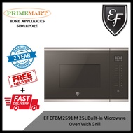 EF EFBM 2591 M 25L BUILT-IN MICROWAVE OVEN WITH GRILL FAST DELIVERY * 2 YEARS LOCAL WARRANTY