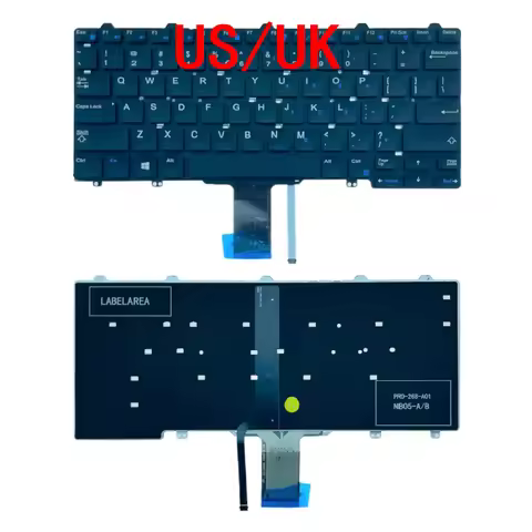 New US UK Laptop Backlit Keyboard For Dell Latitude E5270 E7270 XPS 12"inch E9250 Notebook PC Replac