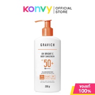 GRAVICH UV Bright C Body Sunscreen SPF50+ PA++++ 200g ครีมกันแดด สำหรับผิวกาย