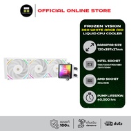 Thermalright FROZEN VISION 360 WHITE V2 ARGB AIO Liquid CPU Cooler (AM5/LGA1851 Ready) ประกัน 6 ปี