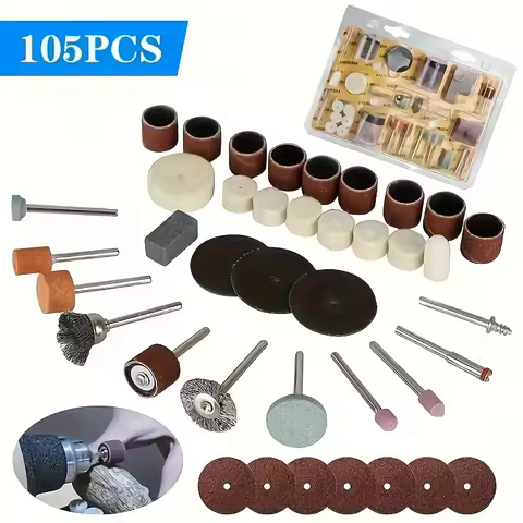 105pcs Mini Drill Multi-Rotary Tool Accessory Set Grinding and Polishing Rotary Tool Rotary Polishin