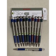 F301 BP ballpoint pen with zebra replacement refill, zebra pen, zebra pen refill