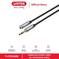 UNITEK Y-C932ABK 3.5mm (M) to 3.5mm Extension Speaker Cable (F)
