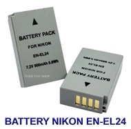 (แพ็คคู่ 2 ชิ้น) EN-EL24 \ ENEL24 Camera Battery for Nikon แบตเตอรี่สำหรับกล้อง นิคอน 1 J5DL18-50DL2
