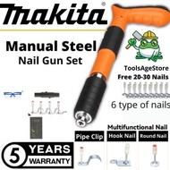 Rivet Gun Tufting Gun Manual Steel Nails Gun Concrete Rivet Tool Steel Wall Anchor Wire Slotting Device Nail