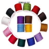 LIVESTAR 0.8mm 45M/Roll Nylon Cord Thread Chinese Knot Macrame Rattail Bracelet Braided String D1S6