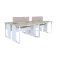 INDEX LIVING MALL โต๊ะคอมพิวเตอร์ 4 ที่นั่ง S รุ่นเวคตร