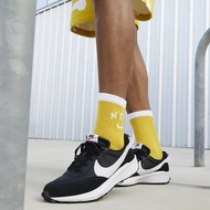 Nike Waffle Debut 運動 男鞋 基本款 異材質拼接 舒適 黑白 DH9522-001