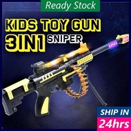New Toy Gun Sniper Flash Light Sound Effects Pistol Mainan Bunyi Toy Vibrate Bergetar Senapang Mainan Toy Pistol Budak PUBG