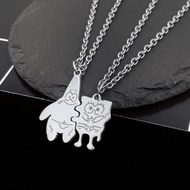 Spongebob Patrick Friendship Necklace