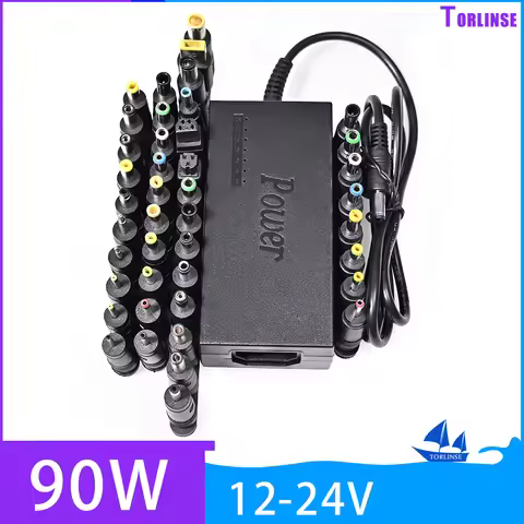90W Universal AC Laptop Power Adapter 12V 15V 16V 18V 19V 4.5A 20V 24V Charger For Toshiba Hp Asus A
