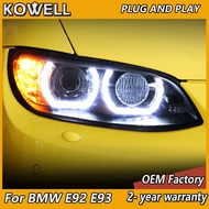 Car Styling for BMW E92 Headlights 2006-2010 E93 Head Light X1 M3 DRL Turn Signal Low High Beam Proj