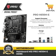 Mainboard MSI PRO H610M-E DDR5 mATX LGA 1700