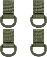 Imeisuit Tactical Key Clip - Molle Webbing Backpack Vest Belt Accessory D Shape Ring Molle Clip Buckle Nylon Keychain Holder